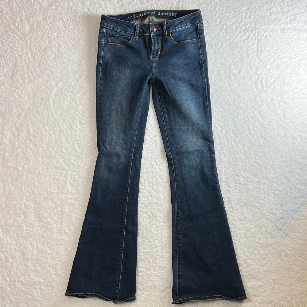 Articles Of Society Indigo Flare Jeans